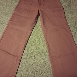 Signature by Levi Strauss Girls Wide Leg Pants in Mauve